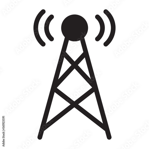 wifi connection glyph icon photo