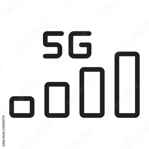 5g line icon