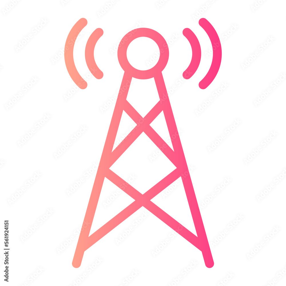 wifi connection gradient icon