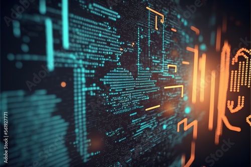Technology background with ...