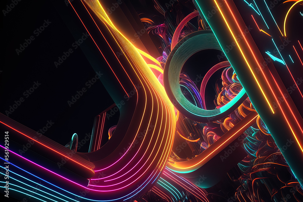 Abstract background with interlaced digital glitch and distortion ...