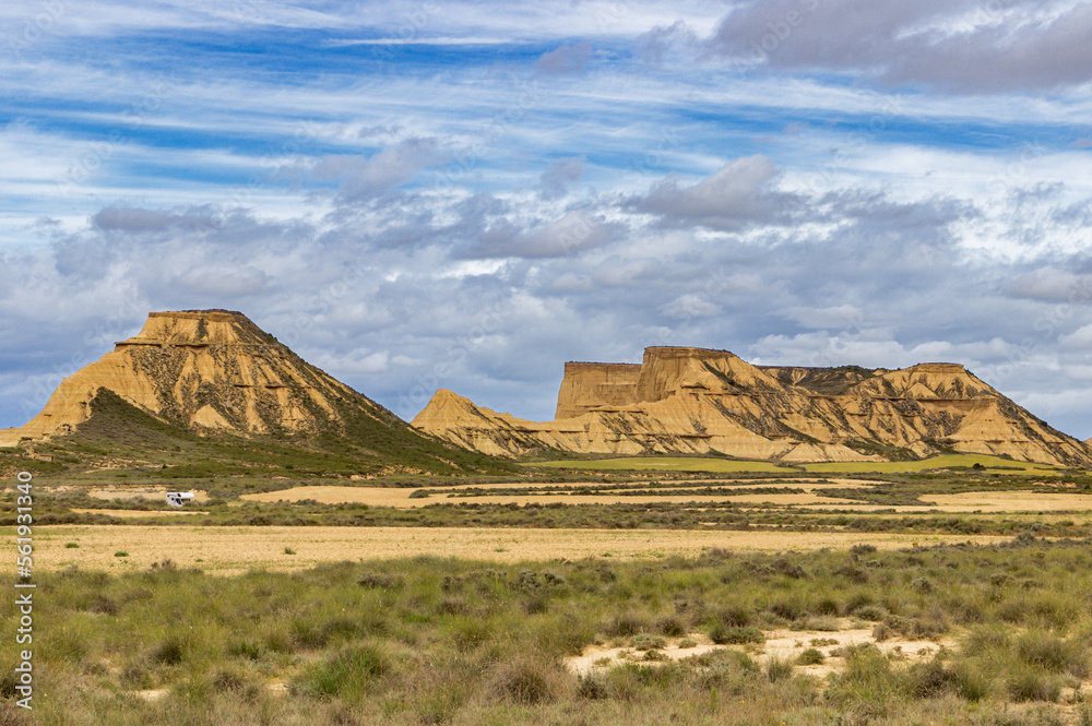 Desert of Bardenas-Reales in Navarre (Spain) Desert of Bardenas-Reales in Navarre (Spain)