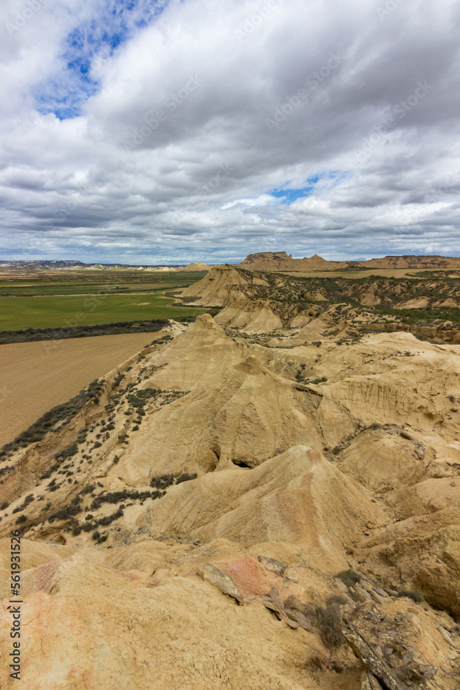 Desert of Bardenas-Reales in Navarre (Spain)