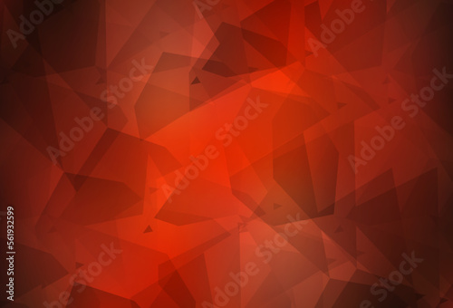 Light Red vector pattern with random polygonals.