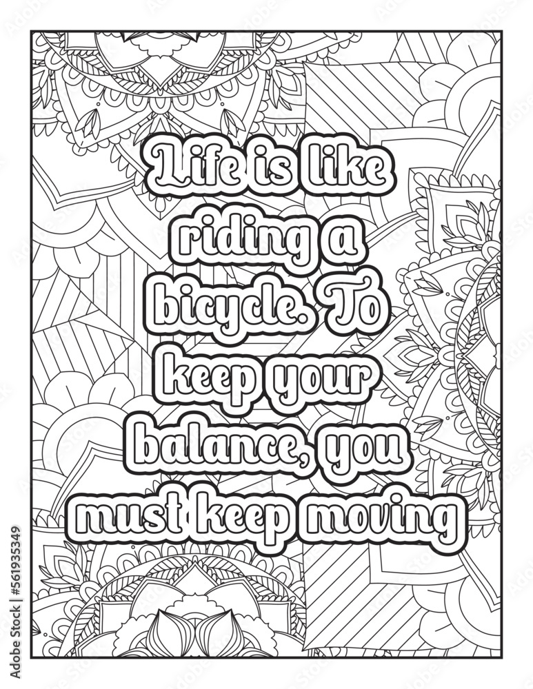 Inspirational Quotes, Quotes Coloring Page, Positive Quotes