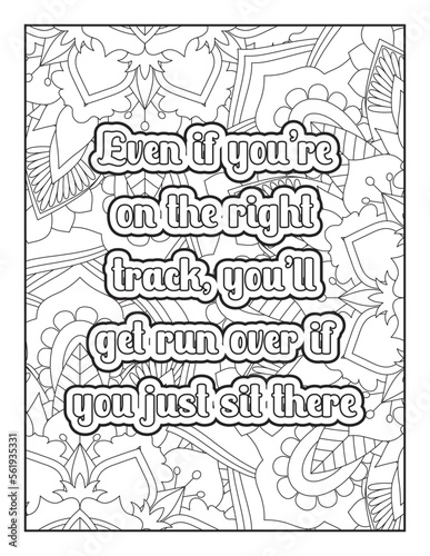 Inspirational Quotes  Quotes Coloring Page  Positive Quotes  Motivational Quotes Coloring Page