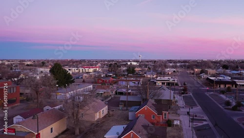 Aerial view of Artesia, New Mexico photo