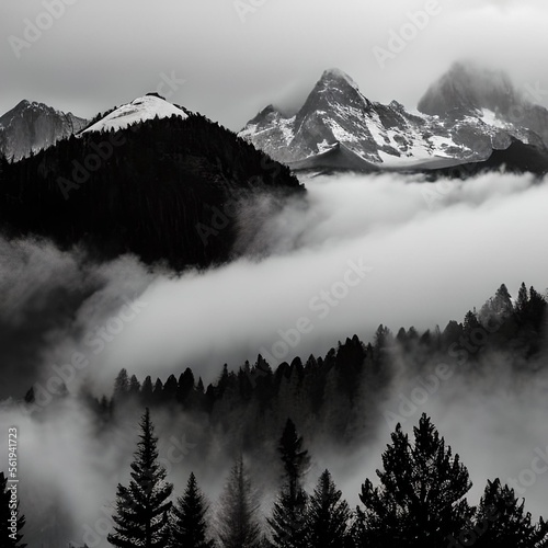 fog over mountains © Benny