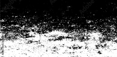 Dark black and white texture vector. Distressed overlay texture. Grunge background. Abstract textured effect. Vector Illustration. Black isolated on white background. EPS10.