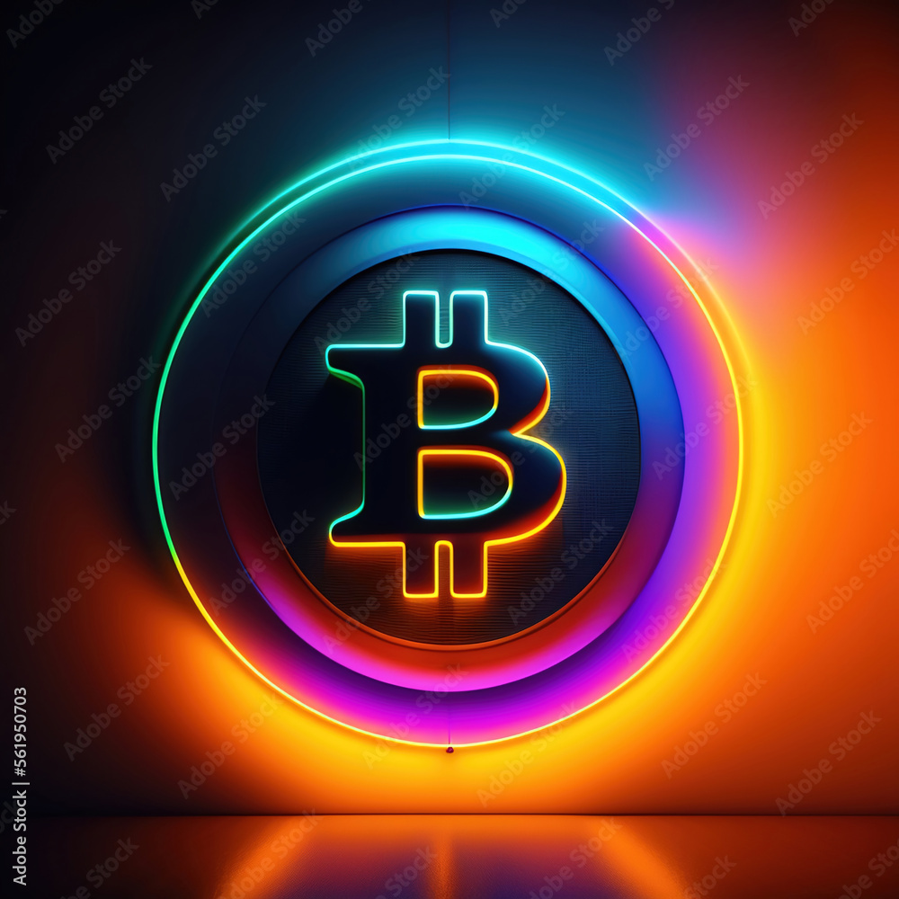 Generative AI: Bitcoin Gold blockchain hard fork concept. Generative AI: Bitcoin Gold blockchain hard fork concept.