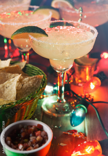 Cinco: Margarita Cocktail In Festive Party Atmosphere