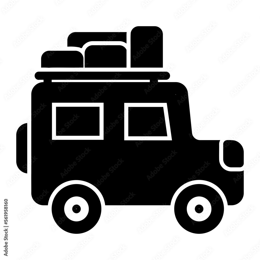 car traveling icon