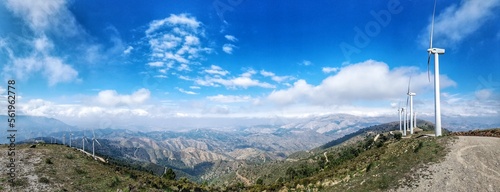 landscape with clouds