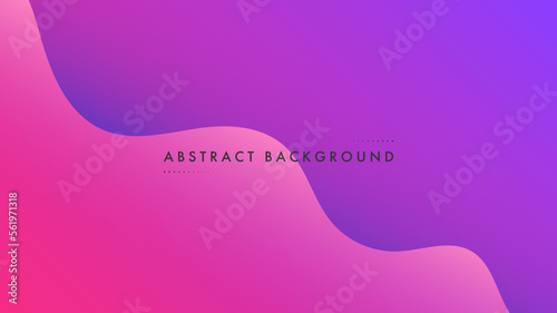 Abstract Modern Background with Wave Fluid Liquid Motion Lines Element and Pink Purple Blue Gradient Color