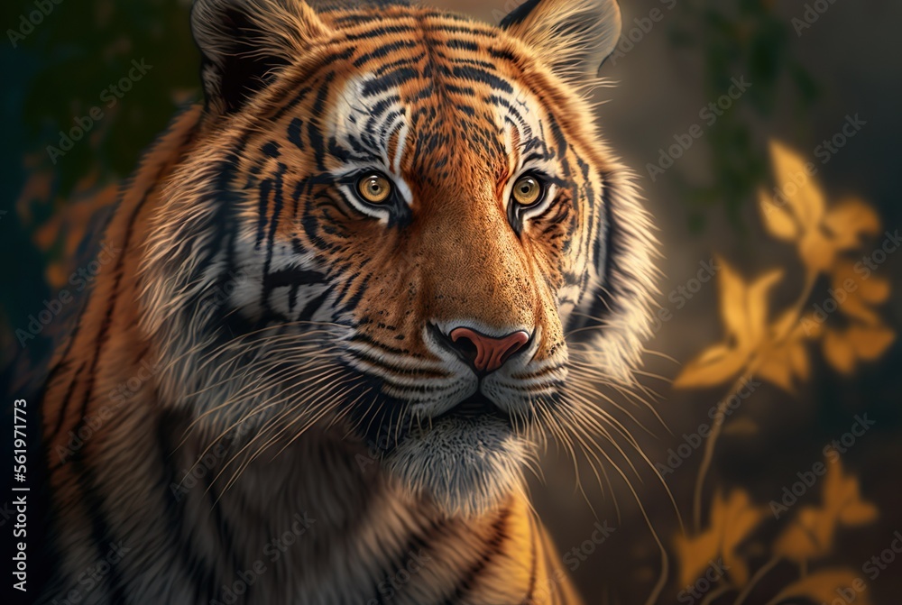 portrait of a tiger