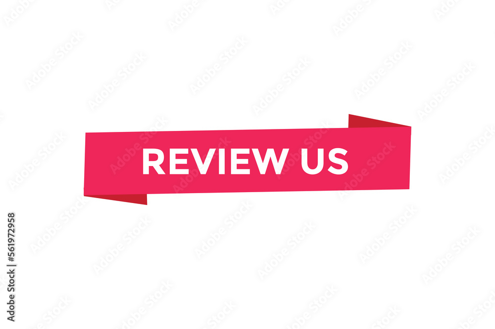Review us button web banner templates. Vector Illustration
Review us button web banner templates. Vector Illustration