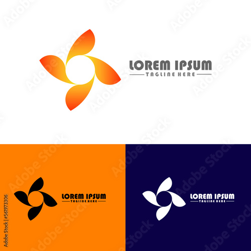 abstract logo design, beauty care, spa
