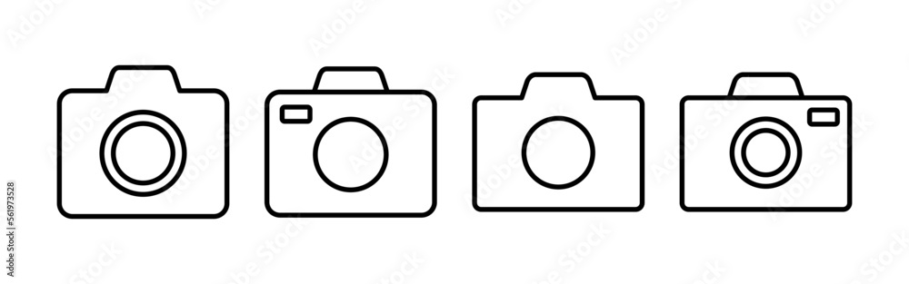 Camera icon vector for web and mobile app. photo camera sign and symbol. photography icon. Camera icon vector for web and mobile app. photo camera sign and symbol. photography icon.
