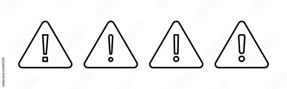 Exclamation danger sign for web and mobile app. attention sign and symbol. Hazard warning attention sign Exclamation danger sign for web and mobile app. attention sign and symbol. Hazard warning attention sign