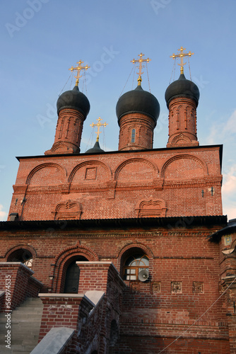 Obraz na płótnie Krutitsy Patriarchal Metochion in Moscow. Ancient landmark. w salonie