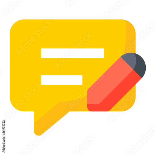 Comment flat icon