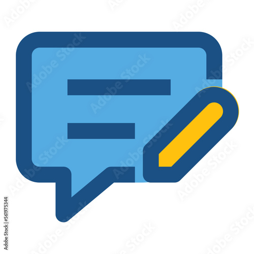 Comment two tone icon