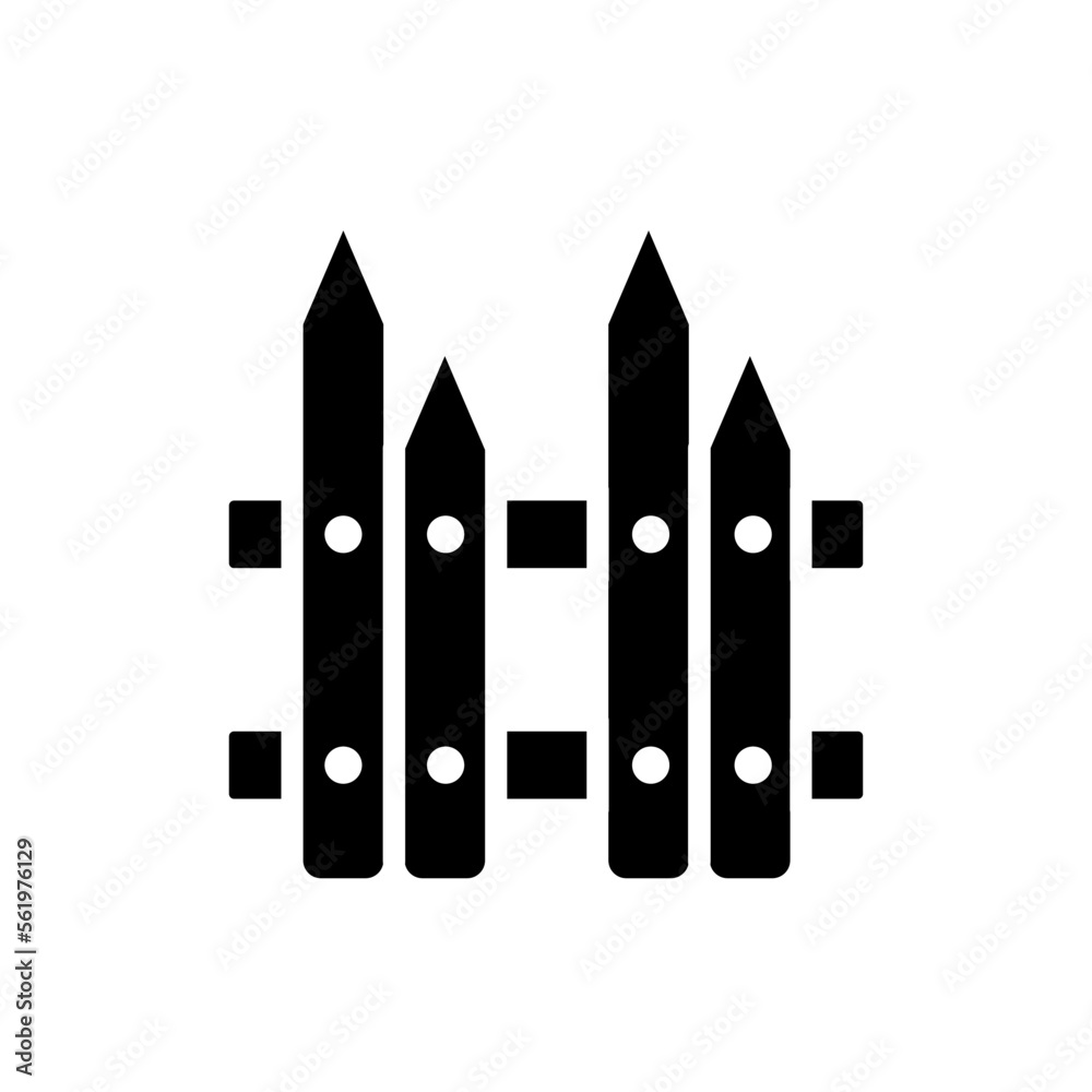 fence icon vector template design collections flat trendy