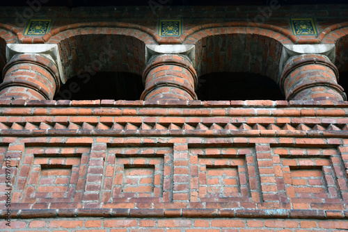 Obraz na płótnie Krutitsy Patriarchal Metochion in Moscow. Ancient landmark. w salonie