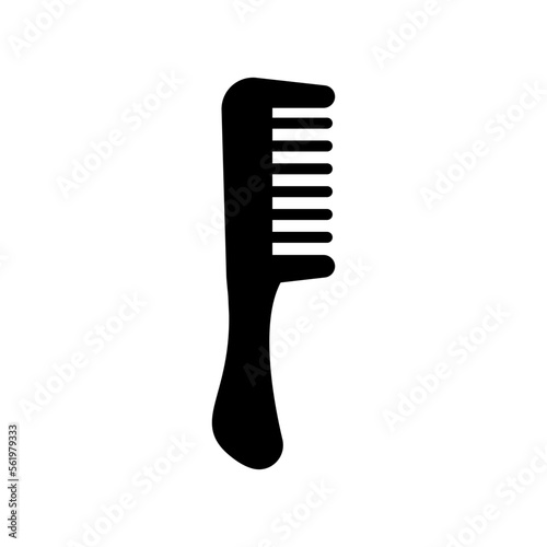 hair comb icon vector template design collections flat trendy