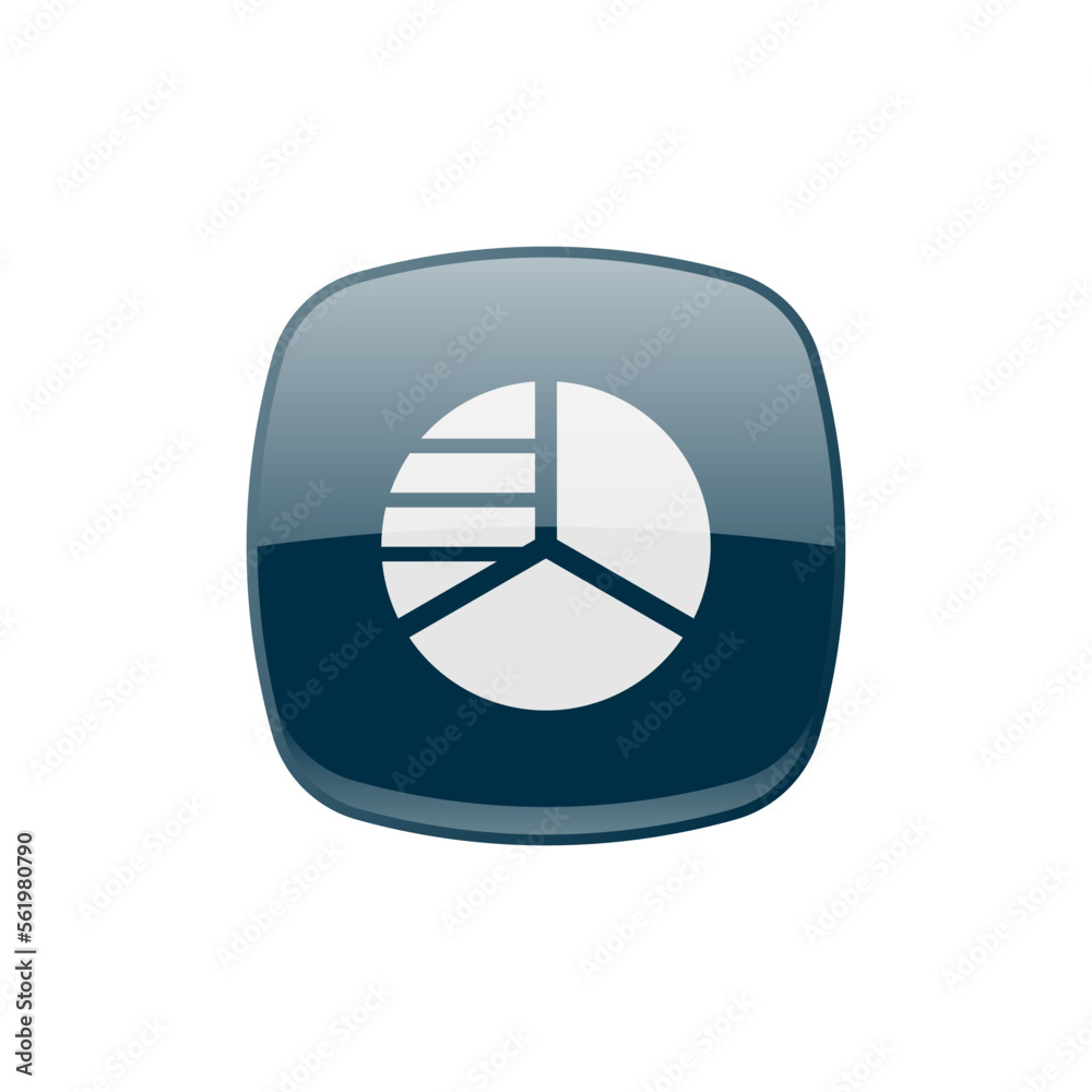 3D Pie Chart Icon 3D Pie Chart Icon