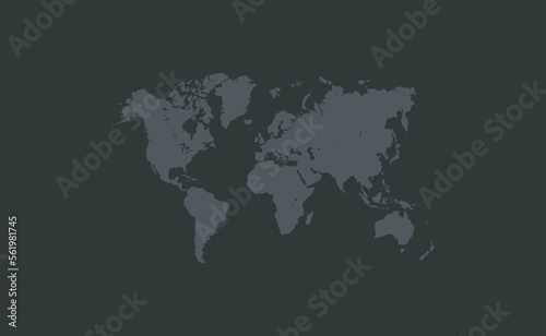 gray global world map vector pattern