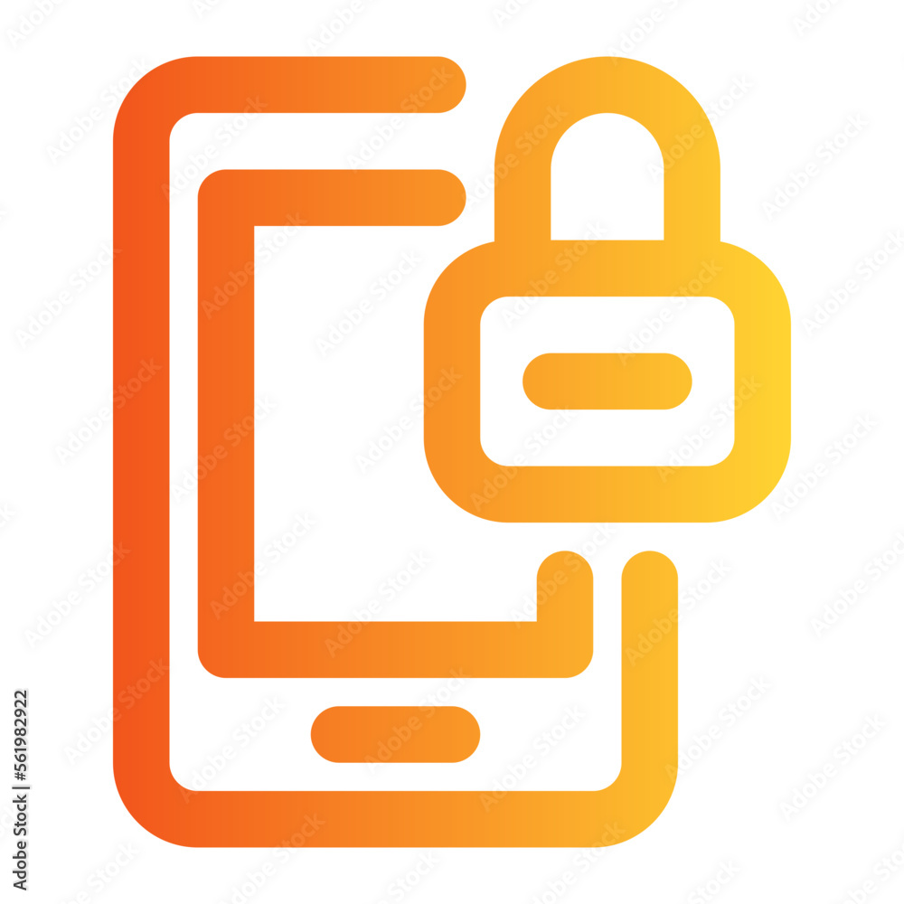 mobile Password gradient icon mobile Password gradient icon