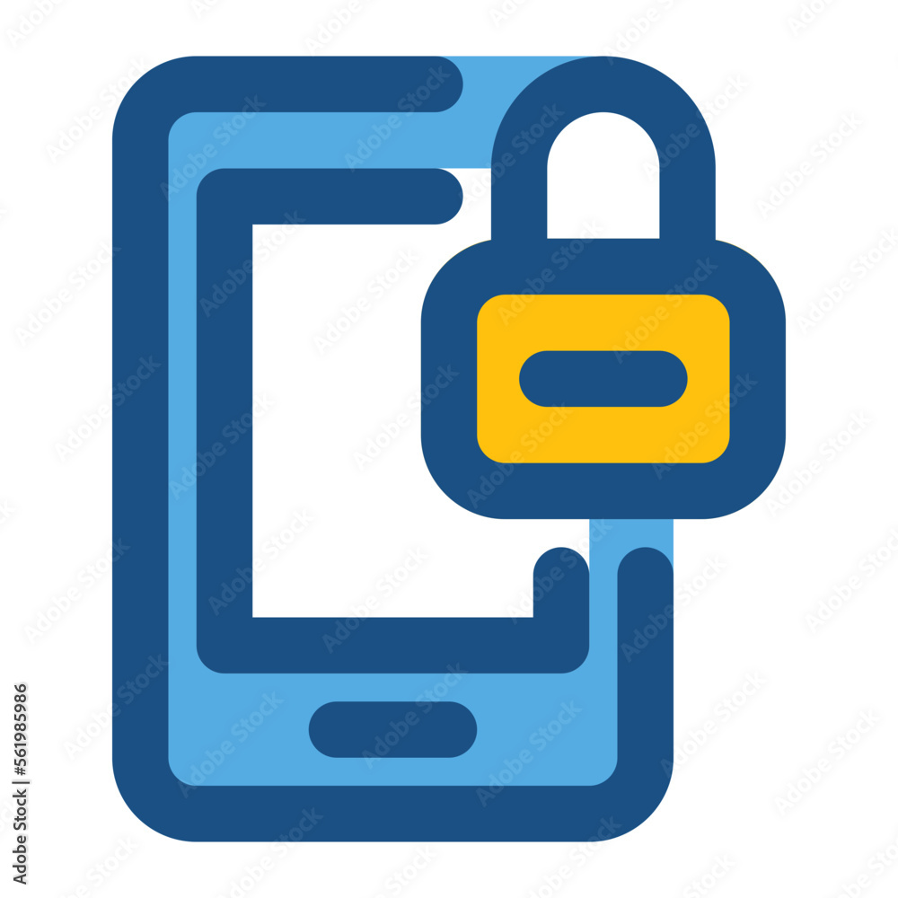 mobile Password two tone icon mobile Password two tone icon