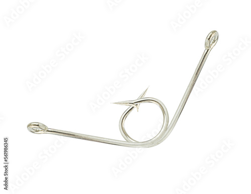 fishing hook isolated on white background