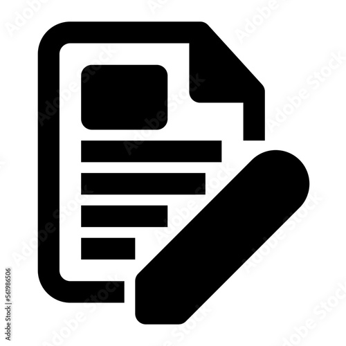 Edit glyph icon