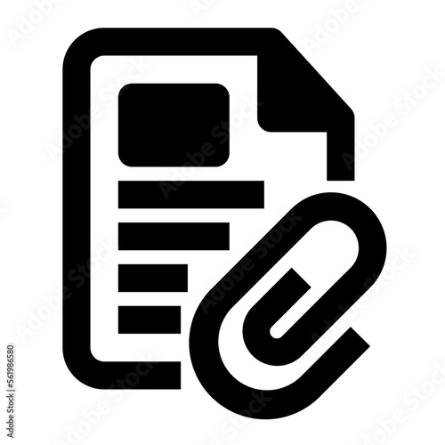 attachment glyph icon