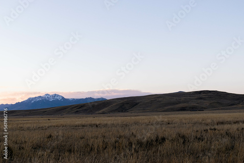 landscape in the road