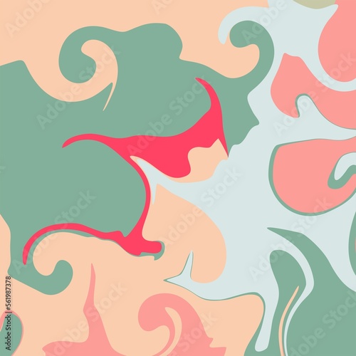 Multicolored abstract background with interesting pattern and interesting color combination  
