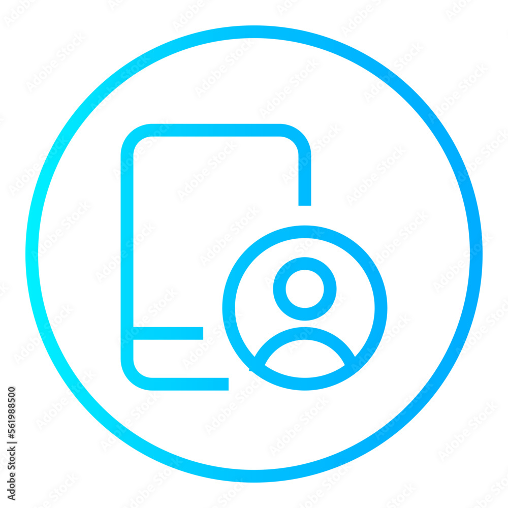 Account gradient icon Account gradient icon