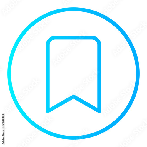 bookmark  gradient icon