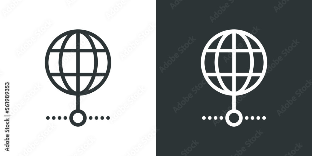 Globe icon. World wide web concept globe icon Globe icon. World wide web concept globe icon
