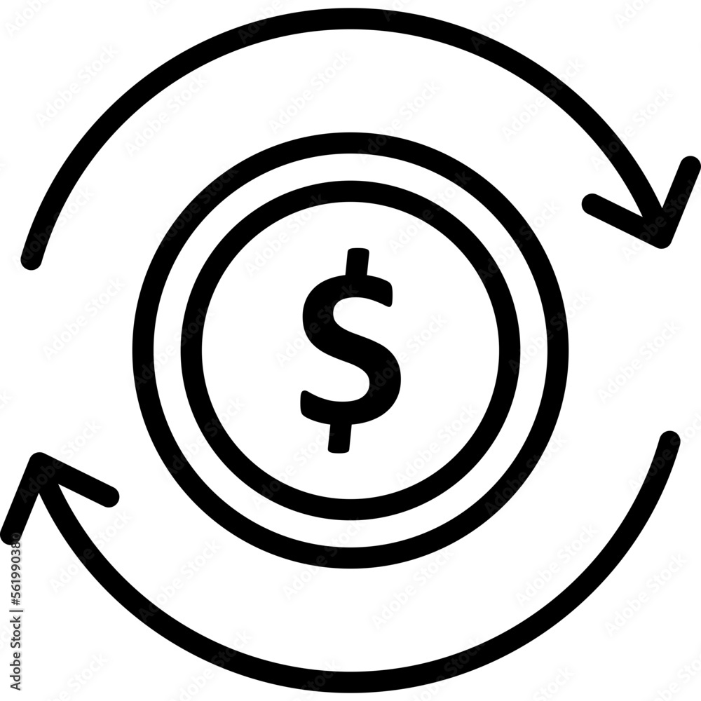 Cost of investment, net profit  Vector Icon which can easily modify or edit
