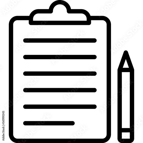 Clipboard, inventory  Vector Icon which can easily modify or edit

