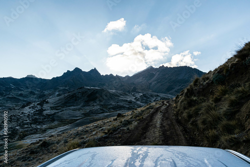 walking around of the andes