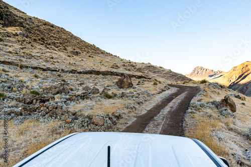 walking around of the andes