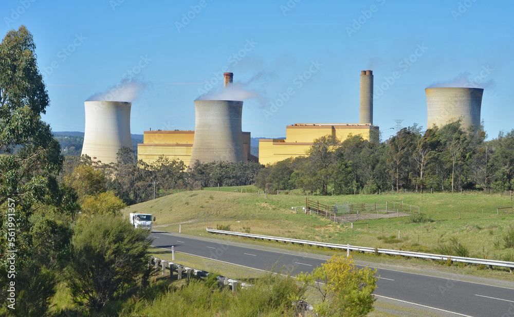 Yallourn W power station in the Latrobe Valley-Gippsland Victoria Yallourn W power station in the Latrobe Valley-Gippsland Victoria