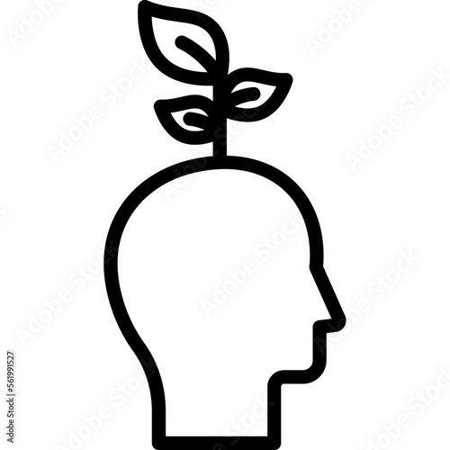  Head, optimistic Vector Icon Fully Editable
