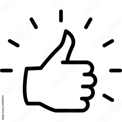 Appreciation, excellent Vector Icon which can easily modify or edit

