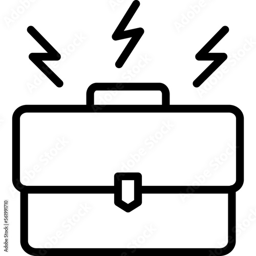 Job tension, portfolio Vector Icon which can easily modify or edit


