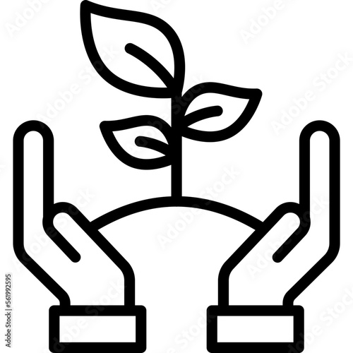 Benevolence, care Vector Icon which can easily modify or edit

